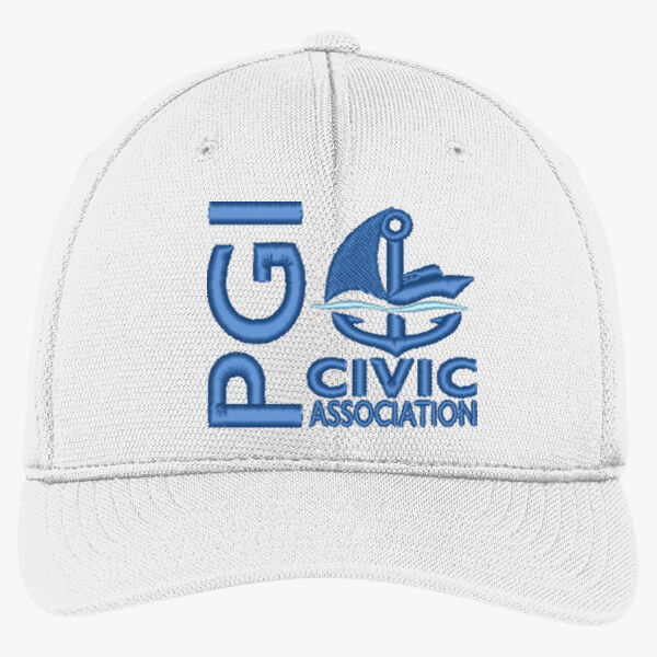 Sport-Tek® Flexfit® Cool & Dry Poly Block Mesh Cap Thumbnail